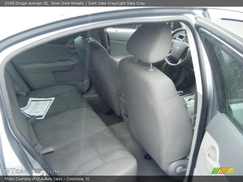 Silver Steel Metallic / Dark Slate Gray/Light Slate Gray 2008 Dodge Avenger SE