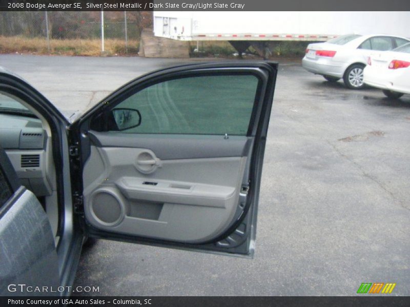 Silver Steel Metallic / Dark Slate Gray/Light Slate Gray 2008 Dodge Avenger SE