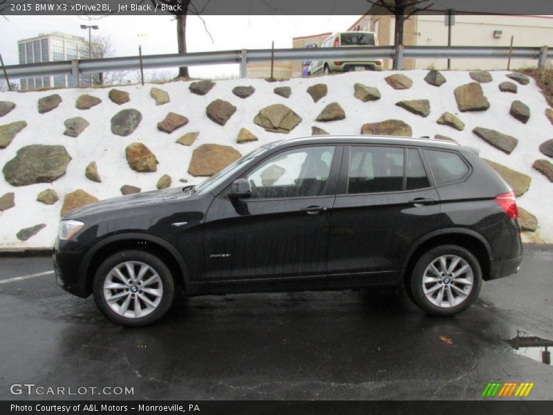 Jet Black / Black 2015 BMW X3 xDrive28i