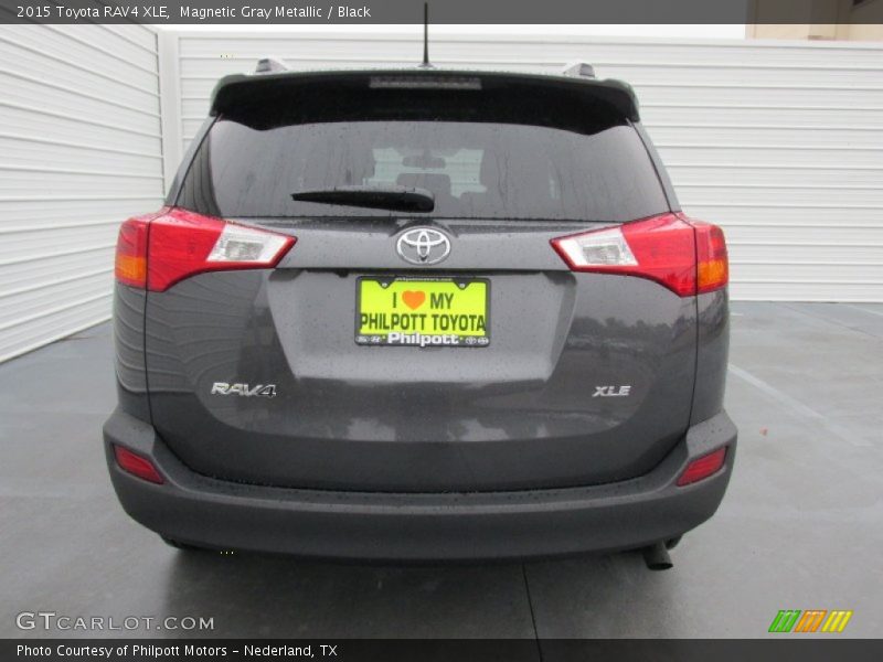 Magnetic Gray Metallic / Black 2015 Toyota RAV4 XLE