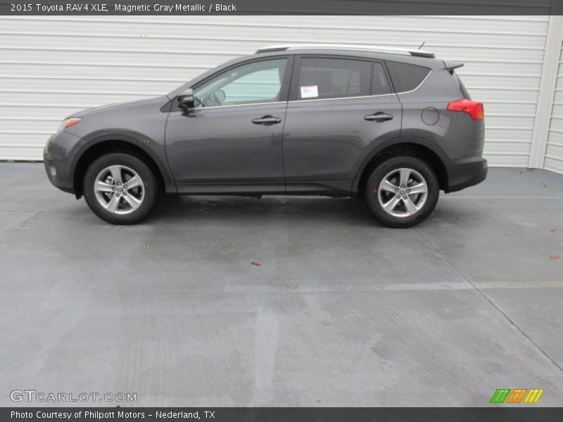 Magnetic Gray Metallic / Black 2015 Toyota RAV4 XLE