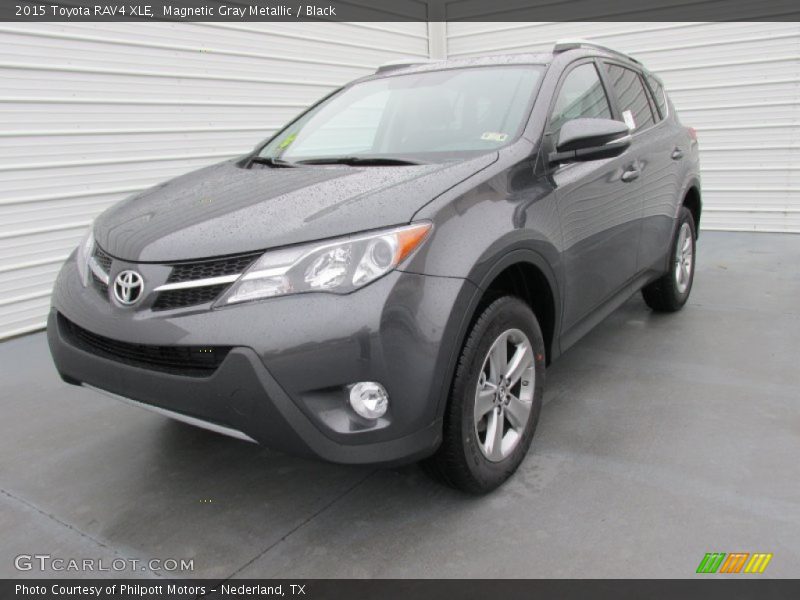 Magnetic Gray Metallic / Black 2015 Toyota RAV4 XLE