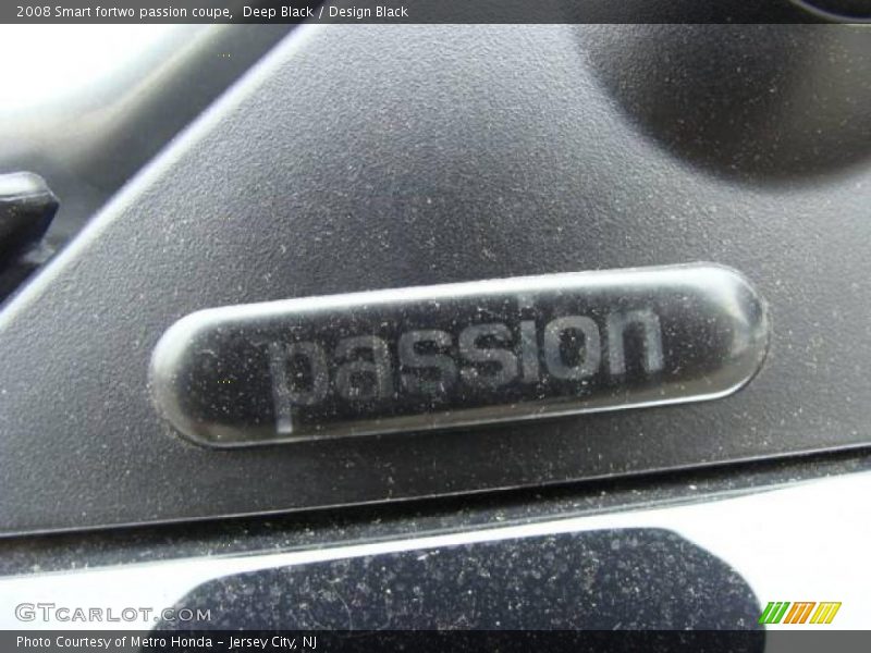 Deep Black / Design Black 2008 Smart fortwo passion coupe