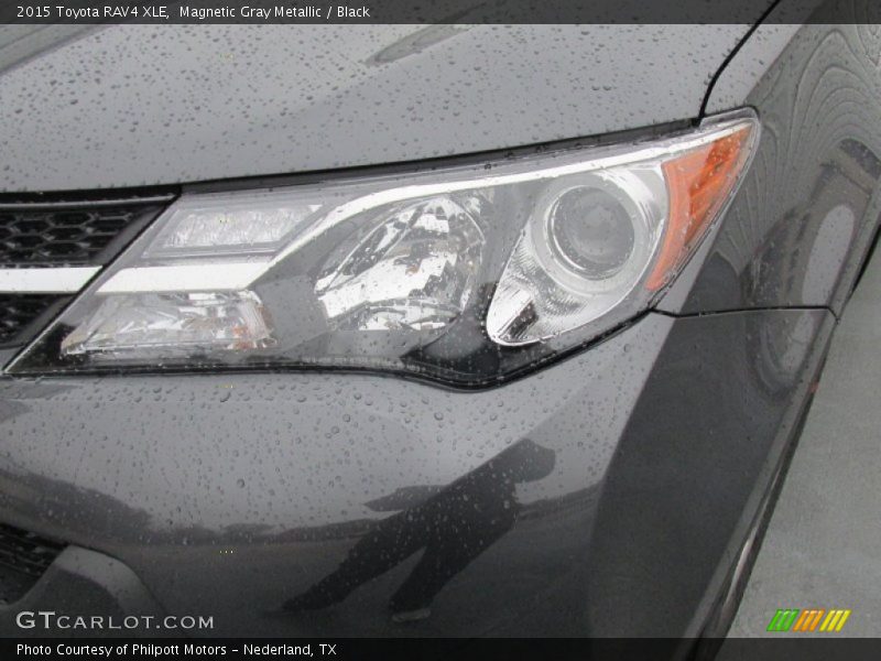 Magnetic Gray Metallic / Black 2015 Toyota RAV4 XLE