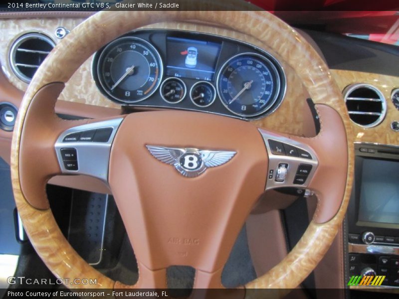  2014 Continental GTC V8 S Steering Wheel