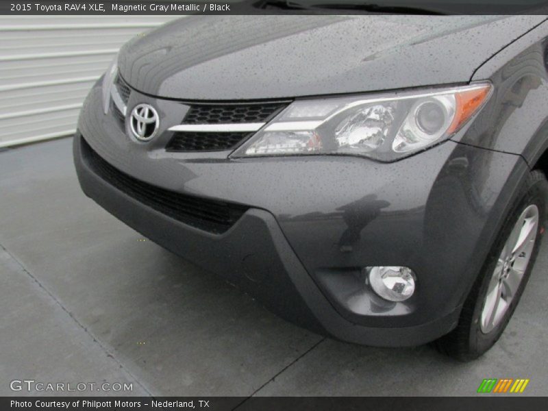 Magnetic Gray Metallic / Black 2015 Toyota RAV4 XLE
