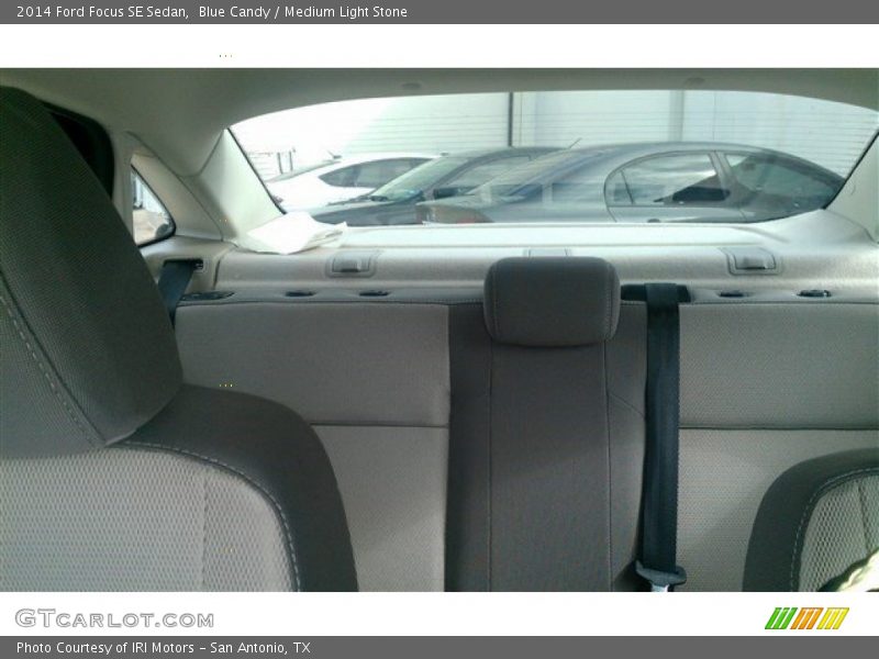 Blue Candy / Medium Light Stone 2014 Ford Focus SE Sedan