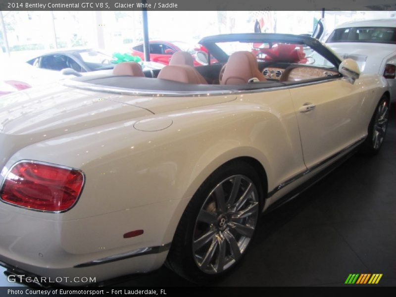 Glacier White / Saddle 2014 Bentley Continental GTC V8 S