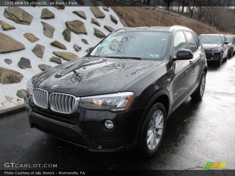 Jet Black / Black 2015 BMW X3 xDrive28i