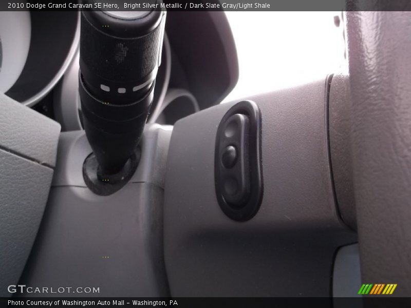Bright Silver Metallic / Dark Slate Gray/Light Shale 2010 Dodge Grand Caravan SE Hero