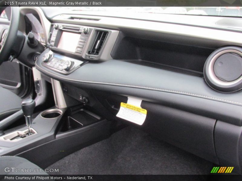 Magnetic Gray Metallic / Black 2015 Toyota RAV4 XLE