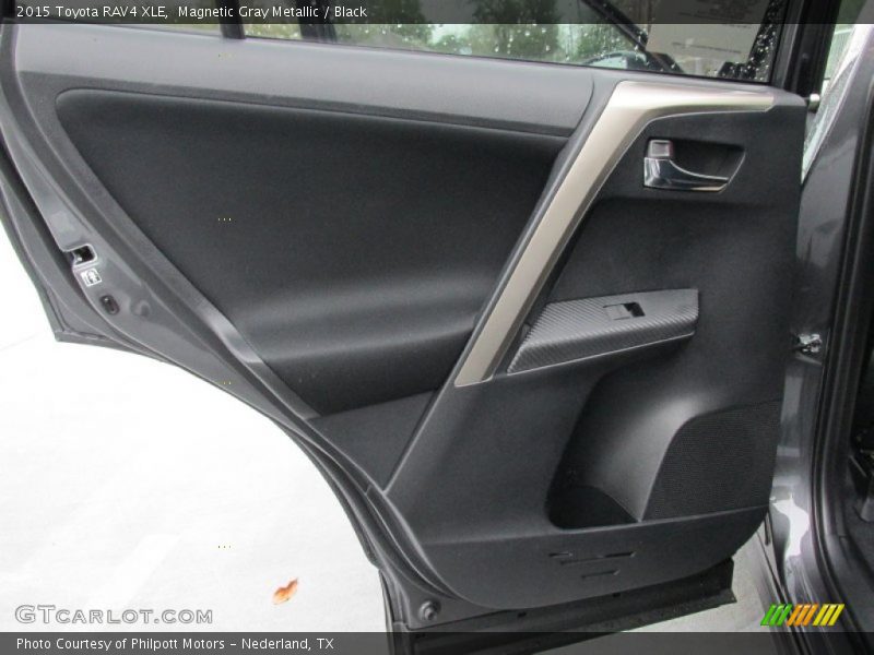 Magnetic Gray Metallic / Black 2015 Toyota RAV4 XLE