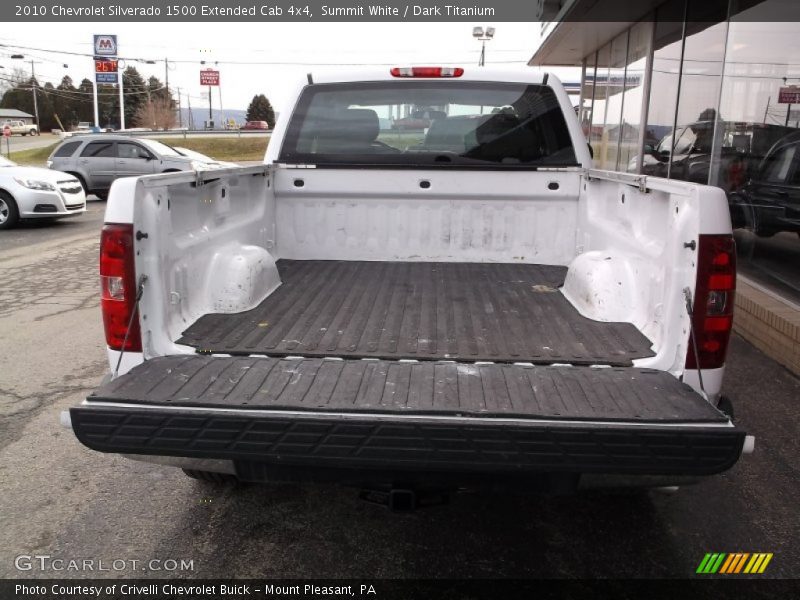 Summit White / Dark Titanium 2010 Chevrolet Silverado 1500 Extended Cab 4x4