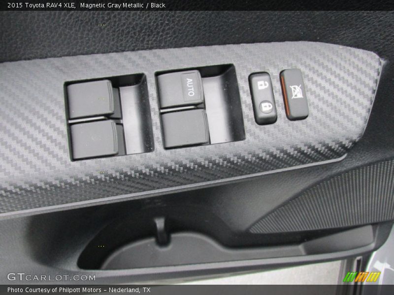 Magnetic Gray Metallic / Black 2015 Toyota RAV4 XLE