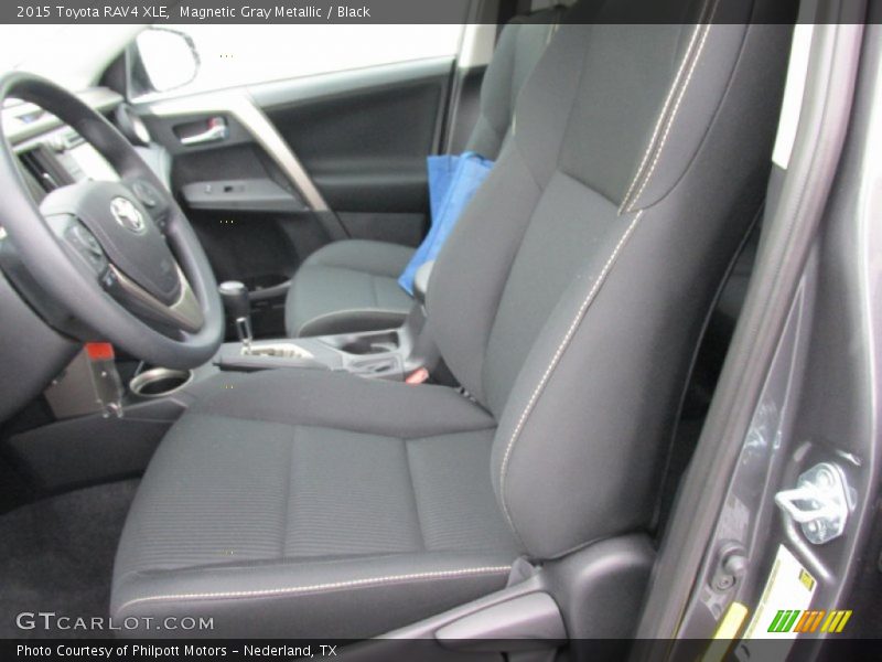Magnetic Gray Metallic / Black 2015 Toyota RAV4 XLE