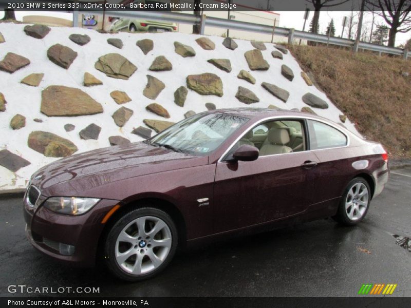 Barbera Red Metallic / Cream Beige 2010 BMW 3 Series 335i xDrive Coupe