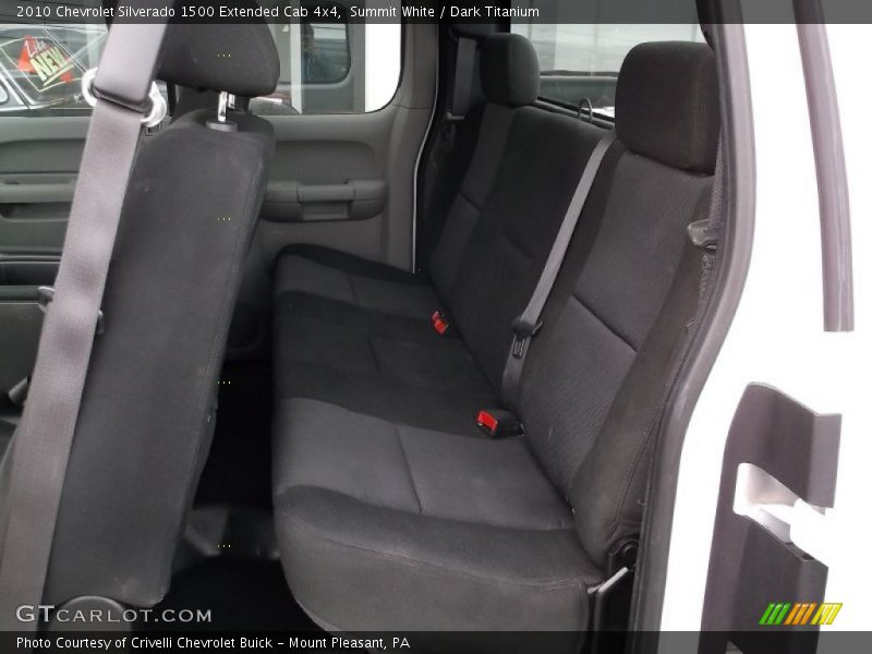 Summit White / Dark Titanium 2010 Chevrolet Silverado 1500 Extended Cab 4x4