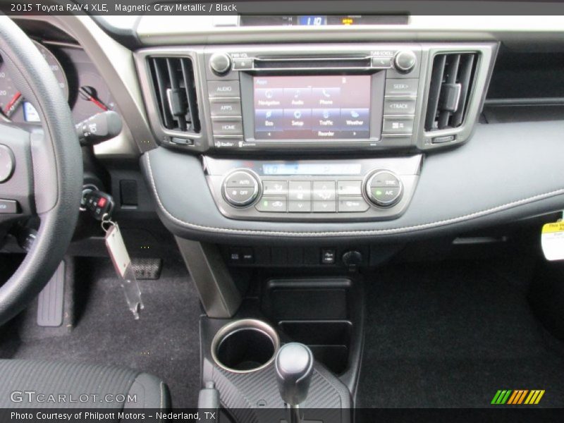 Magnetic Gray Metallic / Black 2015 Toyota RAV4 XLE