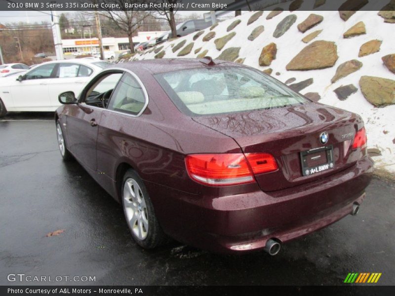 Barbera Red Metallic / Cream Beige 2010 BMW 3 Series 335i xDrive Coupe