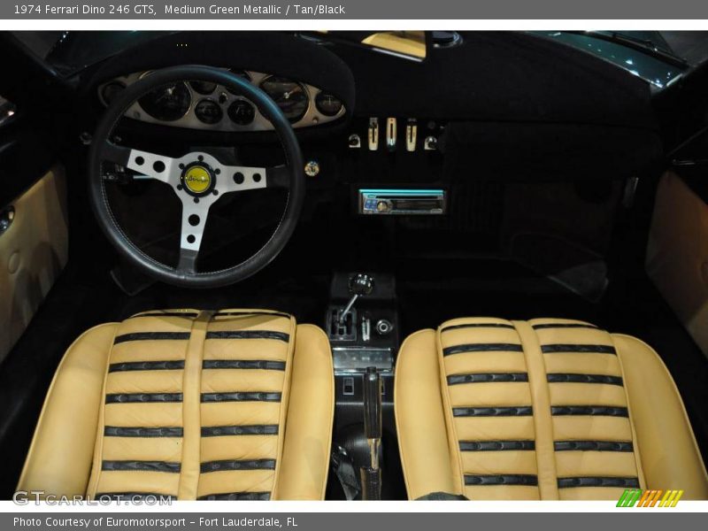  1974 Dino 246 GTS Tan/Black Interior