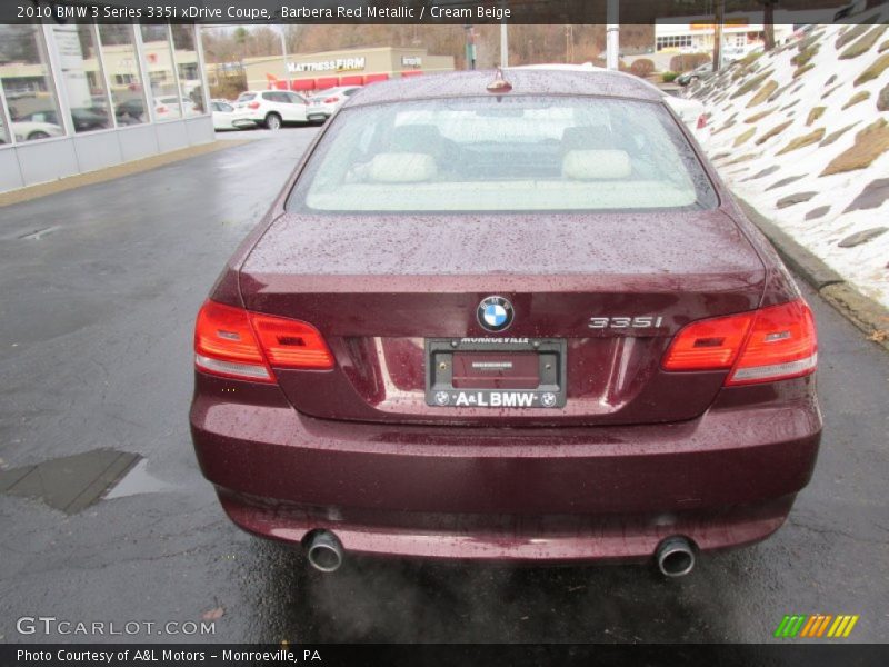 Barbera Red Metallic / Cream Beige 2010 BMW 3 Series 335i xDrive Coupe