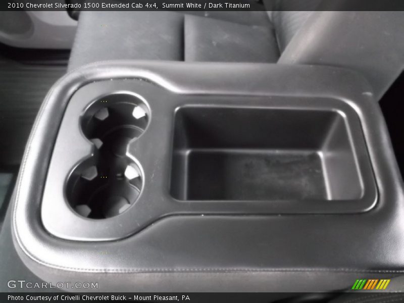 Summit White / Dark Titanium 2010 Chevrolet Silverado 1500 Extended Cab 4x4