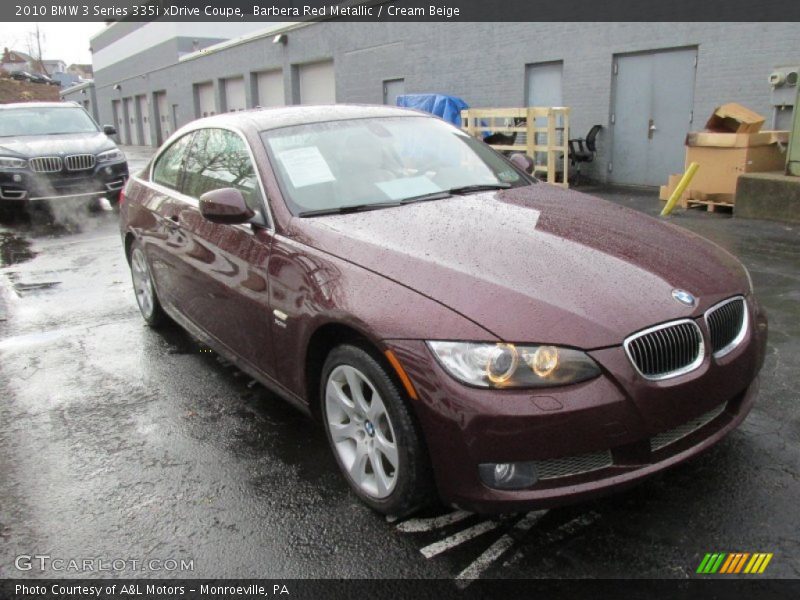 Barbera Red Metallic / Cream Beige 2010 BMW 3 Series 335i xDrive Coupe