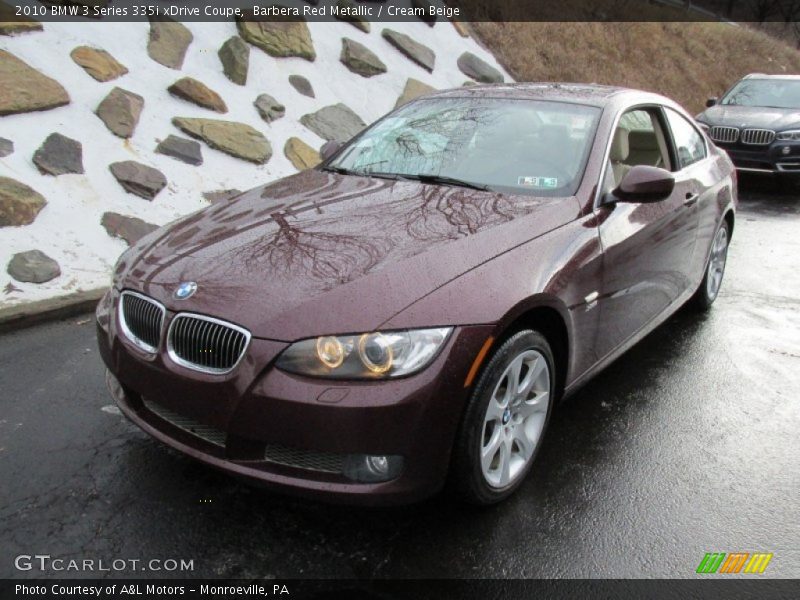 Barbera Red Metallic / Cream Beige 2010 BMW 3 Series 335i xDrive Coupe