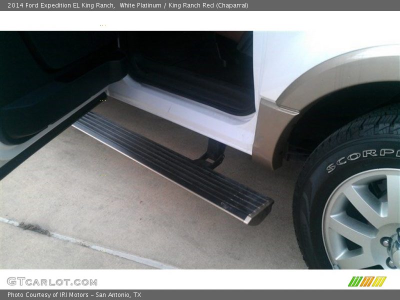 White Platinum / King Ranch Red (Chaparral) 2014 Ford Expedition EL King Ranch