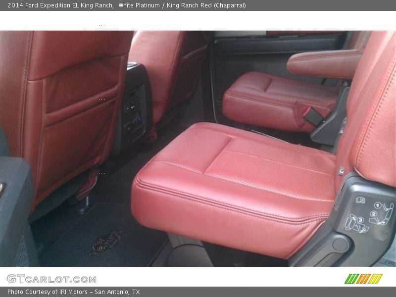 White Platinum / King Ranch Red (Chaparral) 2014 Ford Expedition EL King Ranch