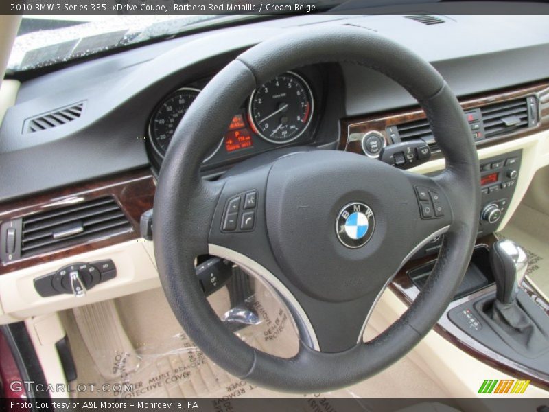 Barbera Red Metallic / Cream Beige 2010 BMW 3 Series 335i xDrive Coupe