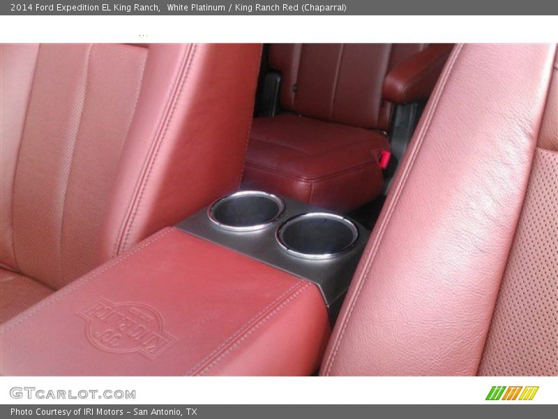 White Platinum / King Ranch Red (Chaparral) 2014 Ford Expedition EL King Ranch