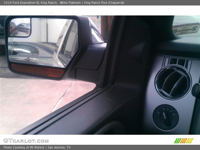 White Platinum / King Ranch Red (Chaparral) 2014 Ford Expedition EL King Ranch