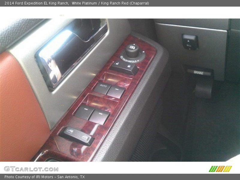 White Platinum / King Ranch Red (Chaparral) 2014 Ford Expedition EL King Ranch