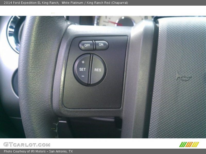 White Platinum / King Ranch Red (Chaparral) 2014 Ford Expedition EL King Ranch
