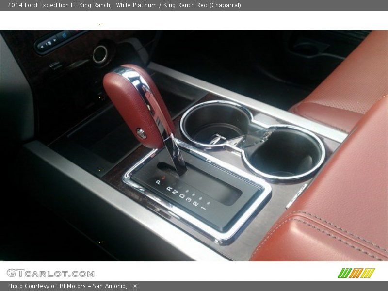 White Platinum / King Ranch Red (Chaparral) 2014 Ford Expedition EL King Ranch