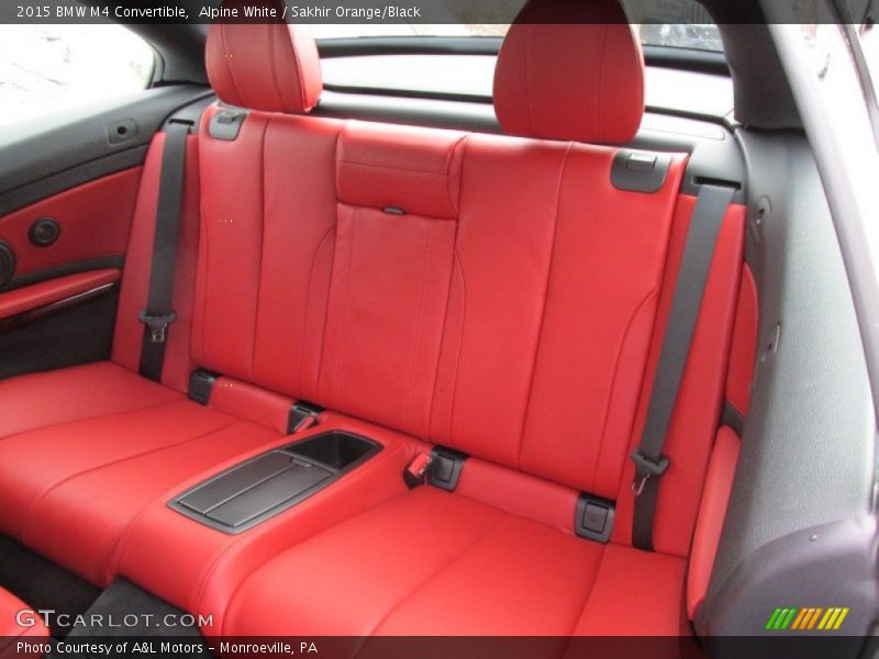 Rear Seat of 2015 M4 Convertible