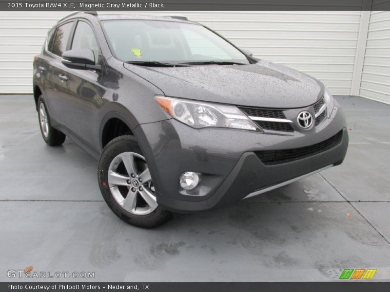 Magnetic Gray Metallic / Black 2015 Toyota RAV4 XLE