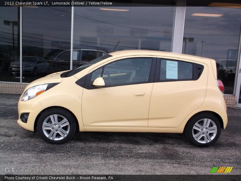 Lemonade (Yellow) / Yellow/Yellow 2013 Chevrolet Spark LT