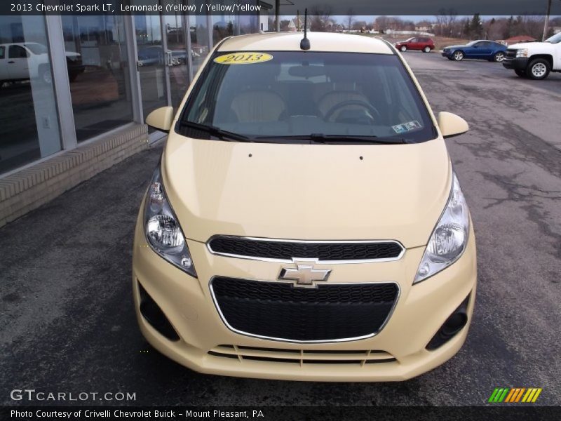 Lemonade (Yellow) / Yellow/Yellow 2013 Chevrolet Spark LT