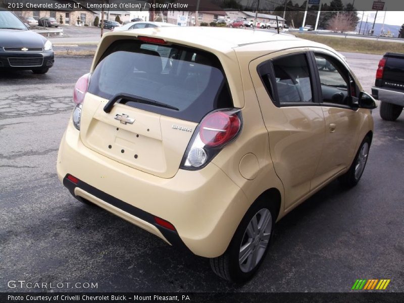 Lemonade (Yellow) / Yellow/Yellow 2013 Chevrolet Spark LT