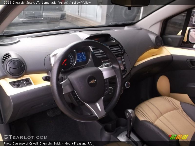 Lemonade (Yellow) / Yellow/Yellow 2013 Chevrolet Spark LT