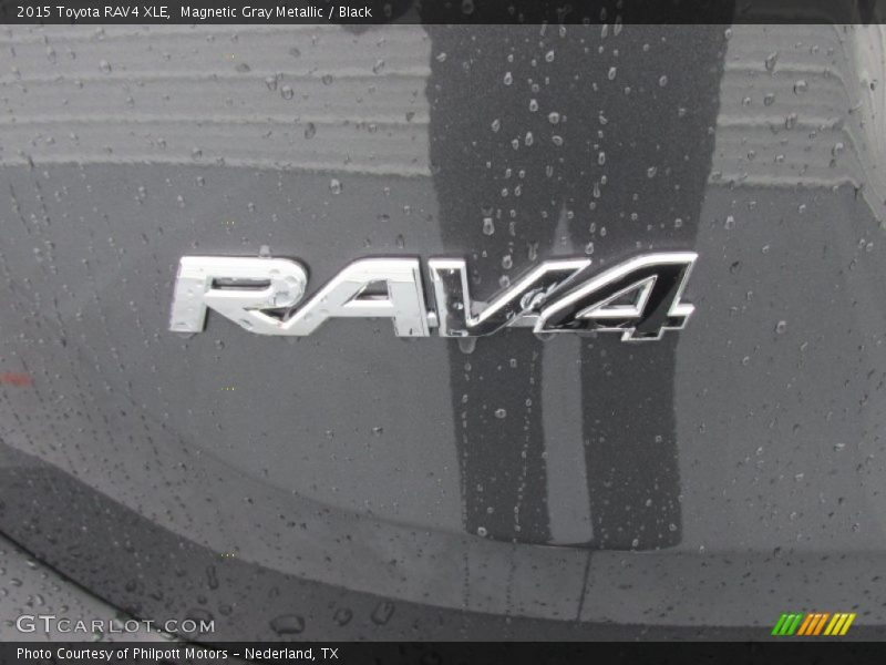 Magnetic Gray Metallic / Black 2015 Toyota RAV4 XLE
