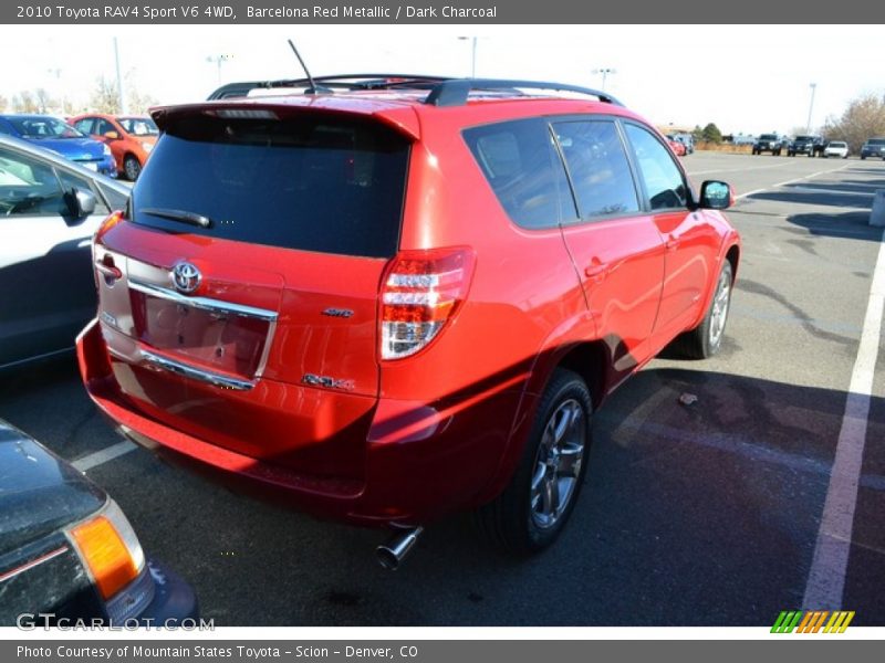 Barcelona Red Metallic / Dark Charcoal 2010 Toyota RAV4 Sport V6 4WD