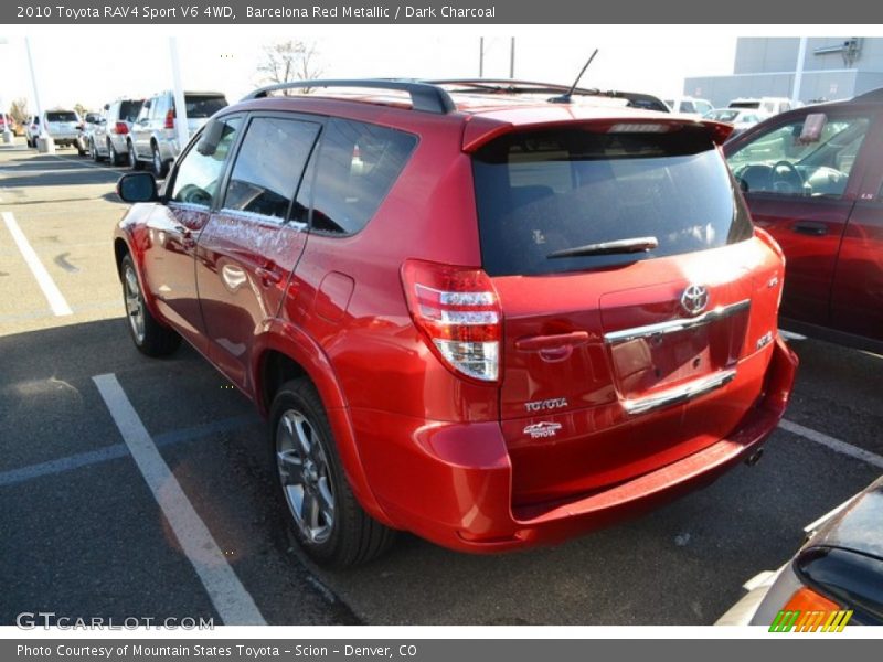 Barcelona Red Metallic / Dark Charcoal 2010 Toyota RAV4 Sport V6 4WD