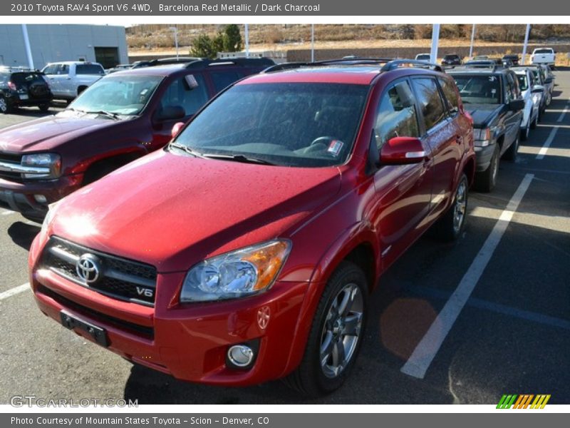 Barcelona Red Metallic / Dark Charcoal 2010 Toyota RAV4 Sport V6 4WD
