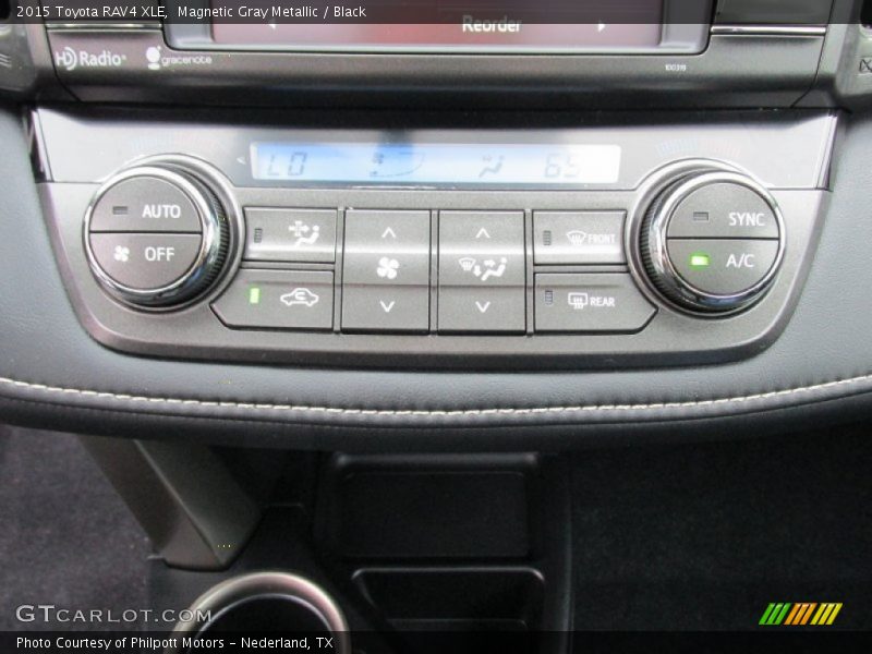 Magnetic Gray Metallic / Black 2015 Toyota RAV4 XLE