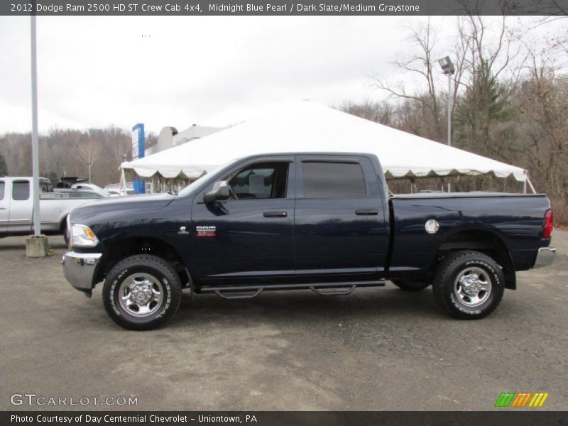 Midnight Blue Pearl / Dark Slate/Medium Graystone 2012 Dodge Ram 2500 HD ST Crew Cab 4x4