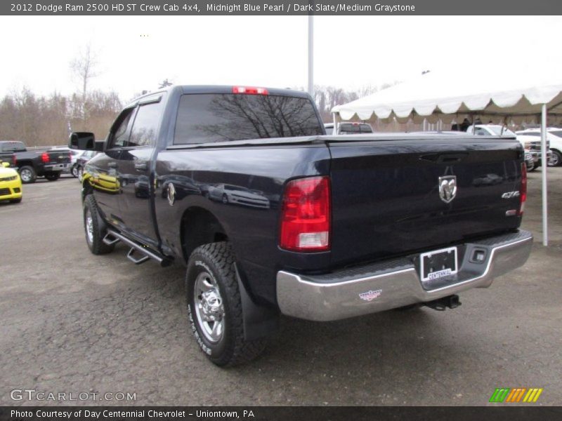 Midnight Blue Pearl / Dark Slate/Medium Graystone 2012 Dodge Ram 2500 HD ST Crew Cab 4x4