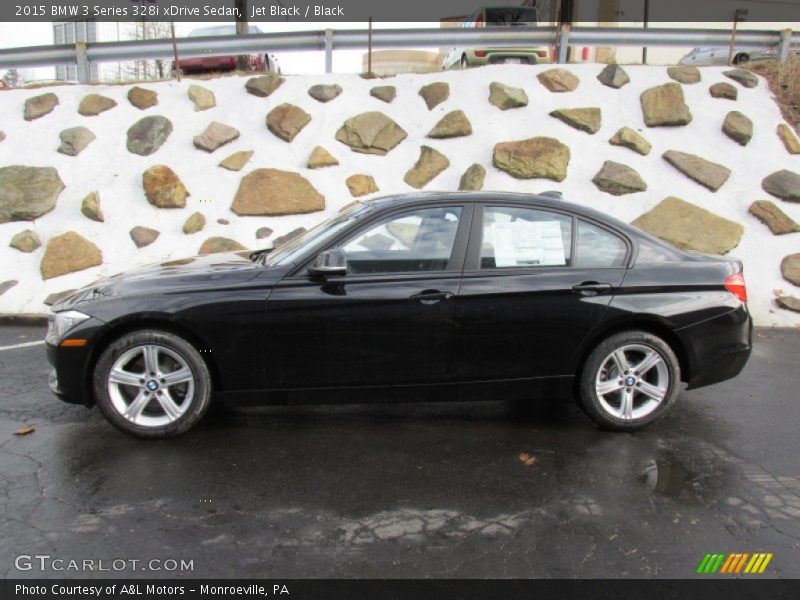 Jet Black / Black 2015 BMW 3 Series 328i xDrive Sedan